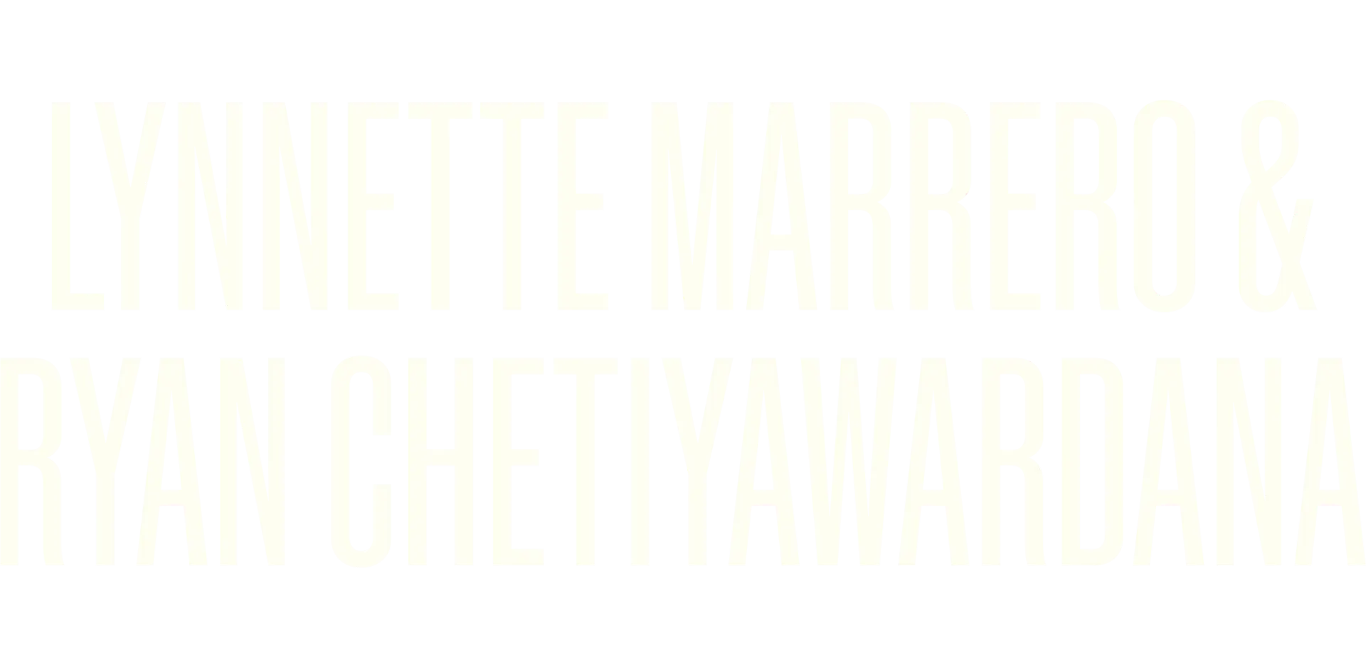 Lynnette Marrero & Ryan Chetiyawardana