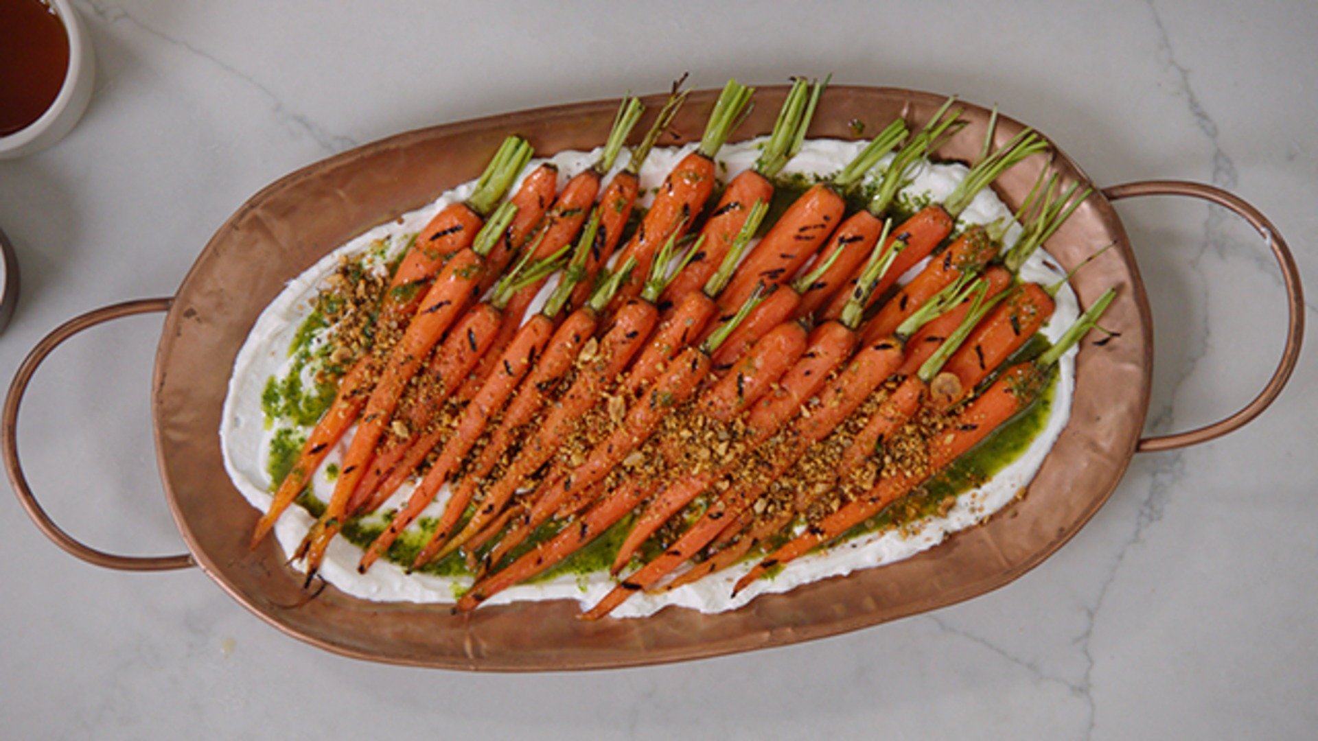 Veggie Spread Grilled Carrots With Labneh and Dukkah Yotam