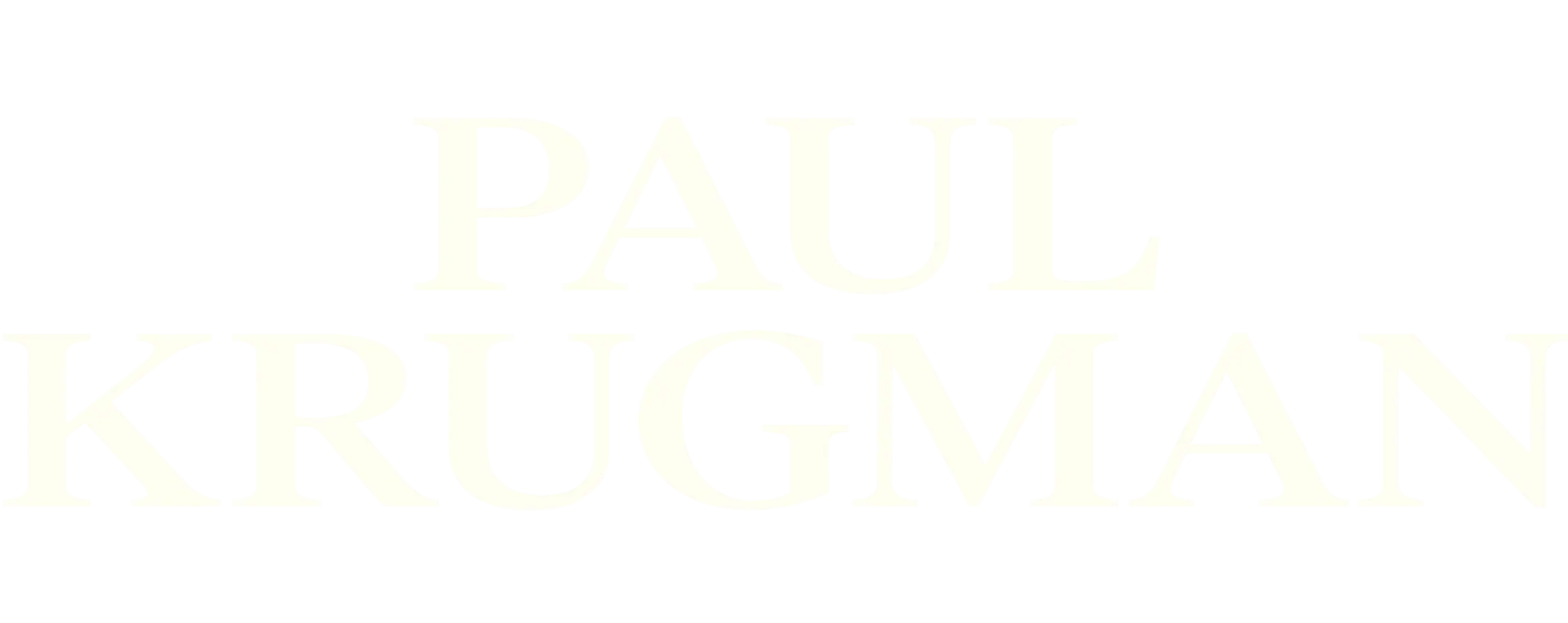 Paul Krugman