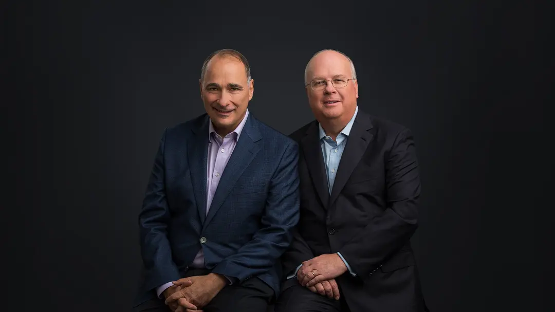 David Axelrod and Karl Rove