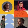 Bill Clinton, Richard Branson, George Stephanopoulos, Roy Choi, George W. Bush, Elaine Welteroth, Coach K, Lewis Hamilton, Hillary Rodham Clinton, Robin Roberts, Shonda Rhimes, Doris Kearns Goodwin, Simone Biles, Bob Iger, Daniel Pink, Malala Yousafzai, Judd Apatow, Robin Arzón, LeVar Burton, Sara Blakely, Neil deGrasse Tyson, RuPaul, Issa Rae, Anna Wintour, and Geno Auriemma