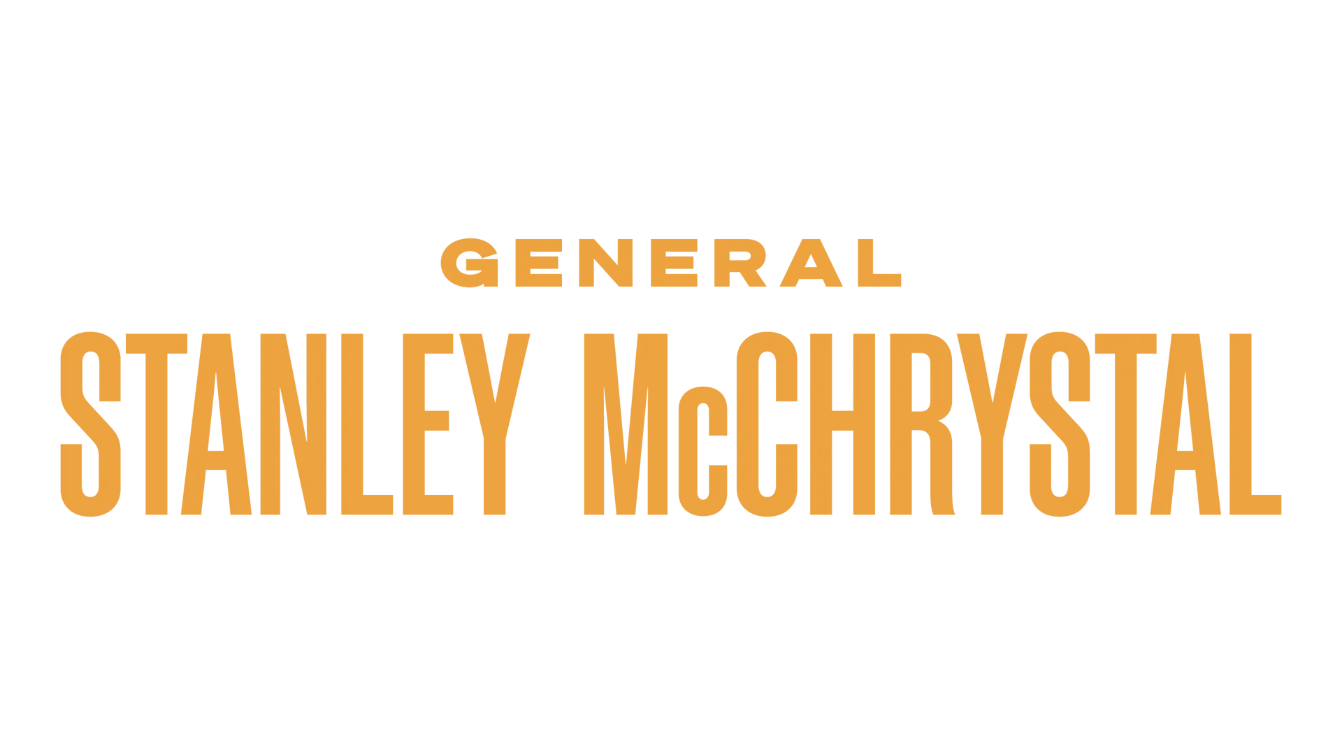 General Stanley McChrystal