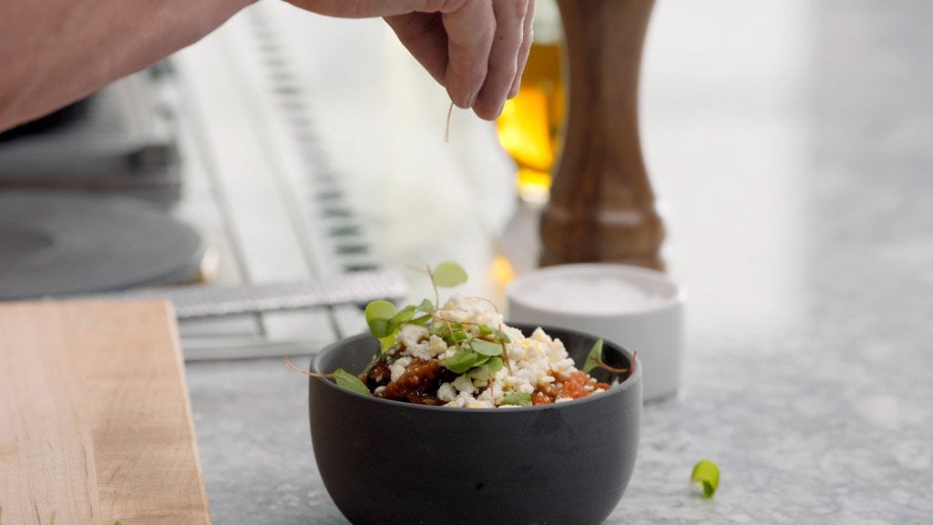 Roasted Eggplant With Basil and Feta Gordon Ramsay Teaches Cooking II